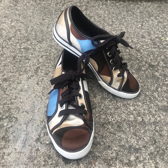 Coach Dalia Multicolor C Logo Sneakers. 6 1/2 M - Picture 1 of 4